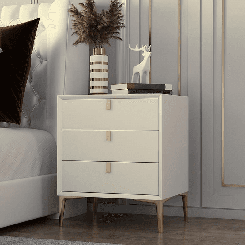 Modern Lumber Nightstand With Drawer Storage & Leg, 3 Drawers/2 Drawers - image 22
