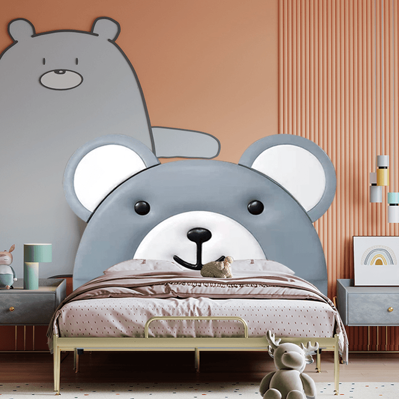 Modish Full/Twin Pine Wood Panel Headboard with Arched Shape, No Distressing, Sponge Fill, and Adjustable Height - image 9