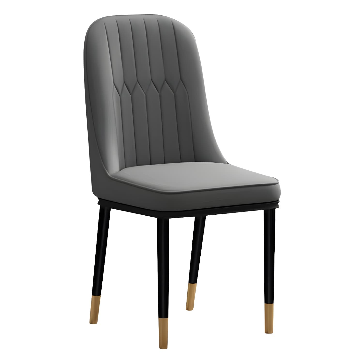 Modern Dining Room Armless Parsons Faux Leather Dining Side Chair - image 13