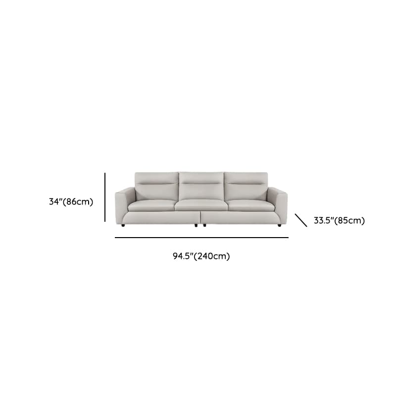 Straight/L-Shape Cotton Upholstered Sofa Couch/Sofa Chaise, Horizontal/Right Hand Facing Orientation - image 9