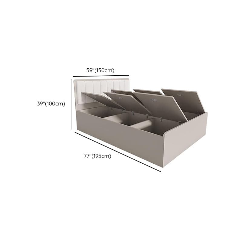 Cream Solid Color Storage Included for Bedroom - image 14