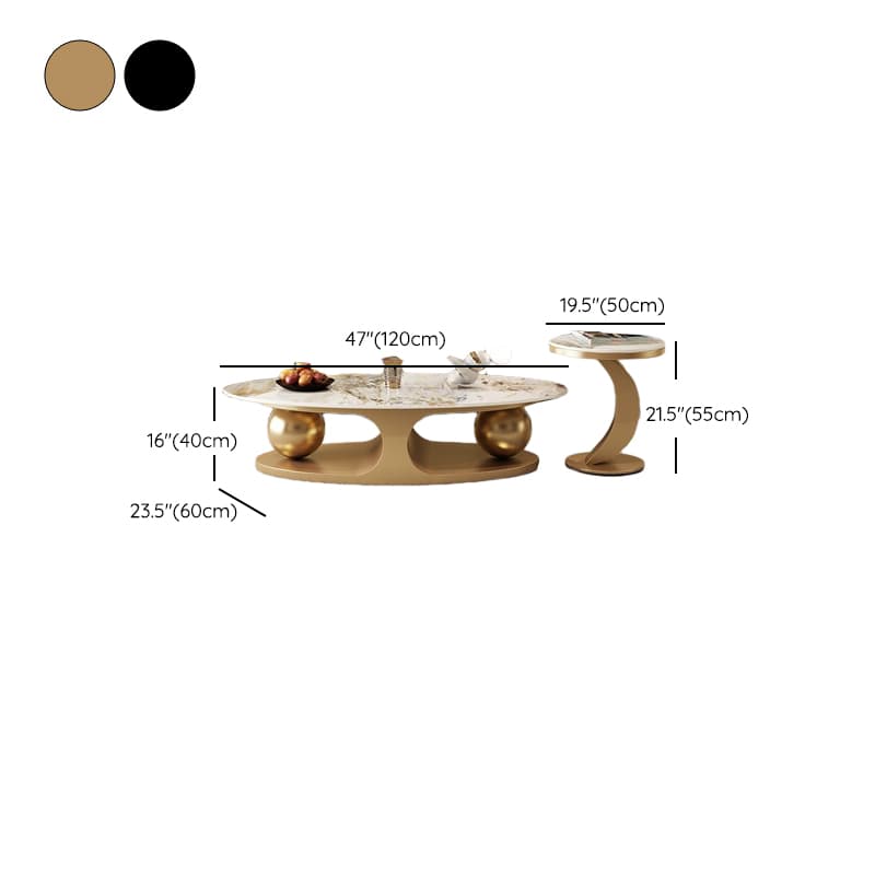 Nested Oblong Coffee Table Ideal for Small Spaces - image 11