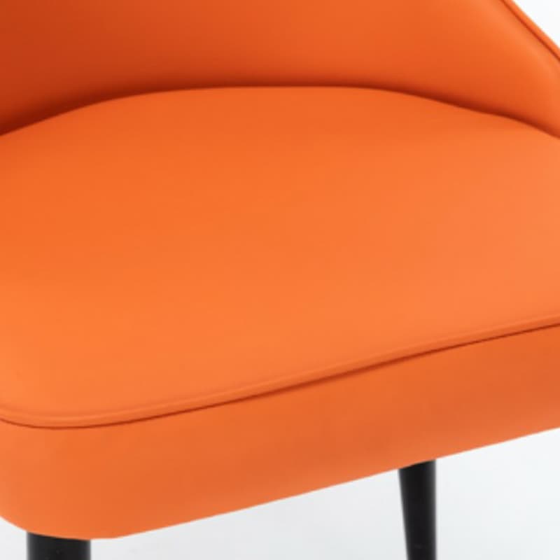 Faux Leather Upholstered Side Chair with Metal Legs for Kitchen & Dining - image 15