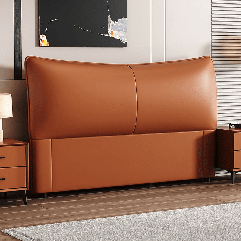 Modish Style Timber Panel Headboard with No Distressing, Rectangle Shape for King/Queen/Full Bed, Featuring Sponge Upholstery Fill and Standard Height - image 7