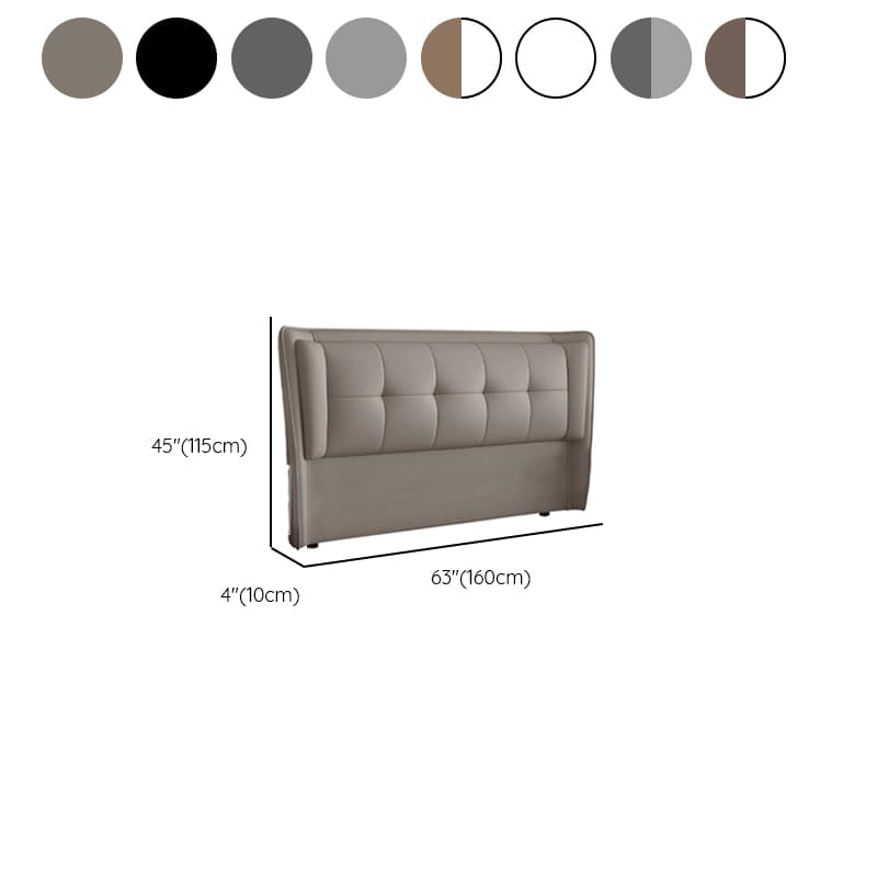 Standard（36-55“） Free-standing Standard Rectangular Full(54"W x 75"L) Stitch-tufted Wingback Headboard with Timber Frame and Sponge Filing - image 14