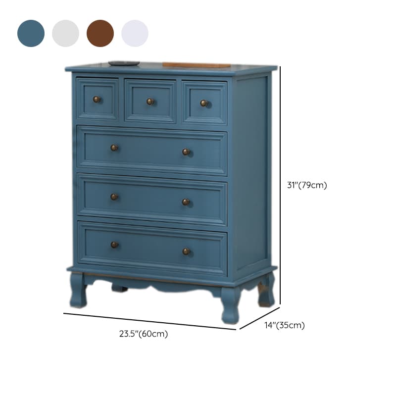 Independent Damp-proof Accent Chest/Accent Cabinet in Wood with Drawers in a Retro Style - image 16