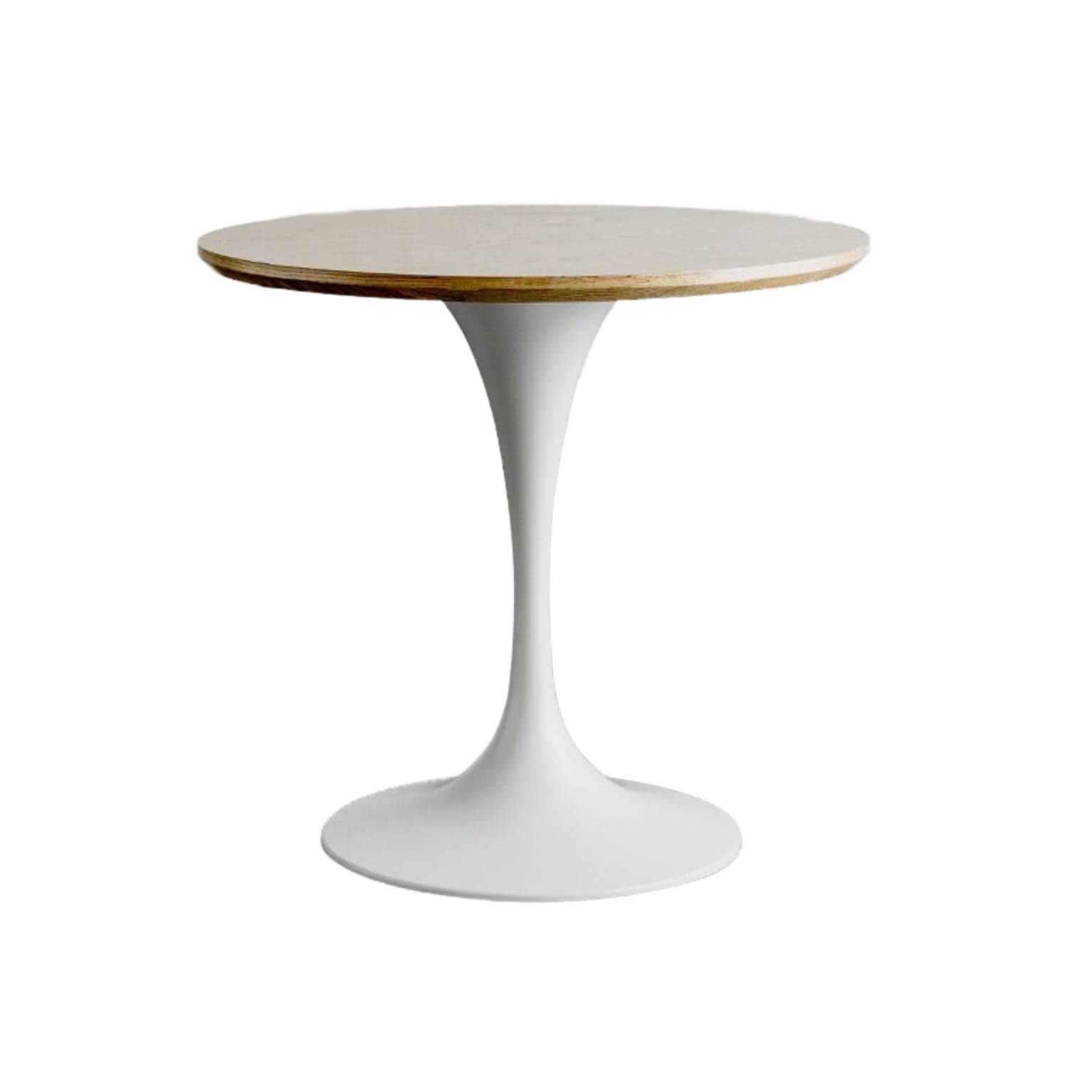 Modern Round Wood Dining Table Tulip Base Home Kitchen Dinner Dining Table - image 3