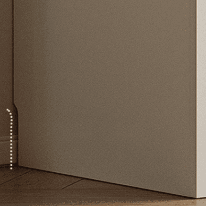 White Modish Manufactured Wood Independent Armoire Cabinet with Soft Close Drawer, Interior Shelves, and Clothing Rod - image 6
