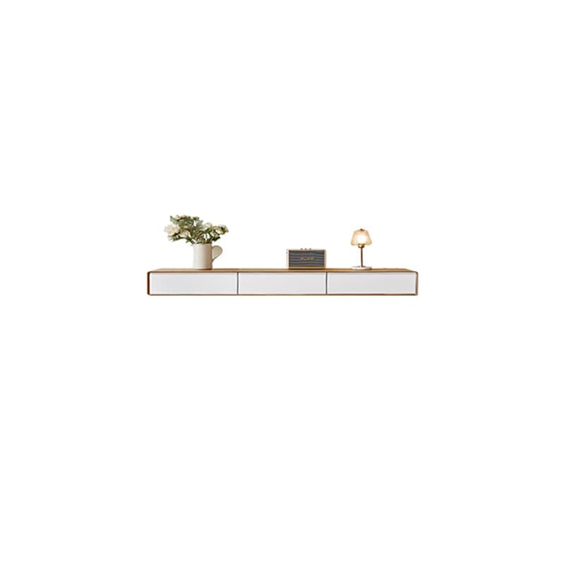 Contemporary Floating Wood TV Stand with 2-Drawer/4 Drawers and 2 Cabinets/1-Cabinet - image 5