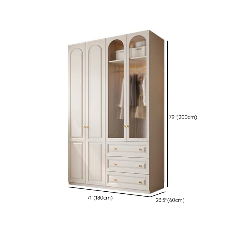 Minimalist Manufactured Wood Independent Almirah with Soft Close Drawer, Interior Shelves, and Clothing Rod - image 28