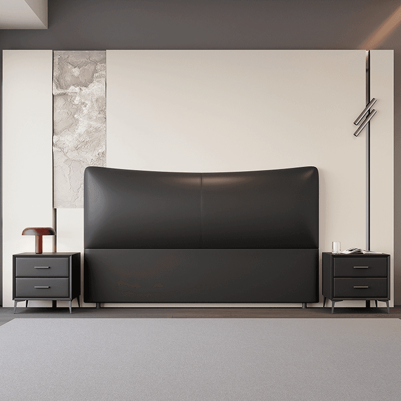 Modish Style Timber Panel Headboard with No Distressing, Rectangle Shape for Full/Twin XL/King Bed, Featuring Sponge Upholstery and Standard Height - image 8