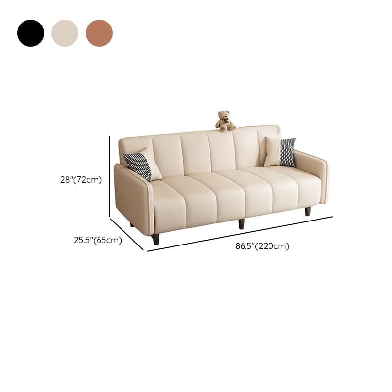 Art Deco Water Resistant Standard Sofa/Loveseat in Azure/Light Green/Citrus Color for Seats 4/3/2-seater with 2 Pillows in Solid Color - image 19