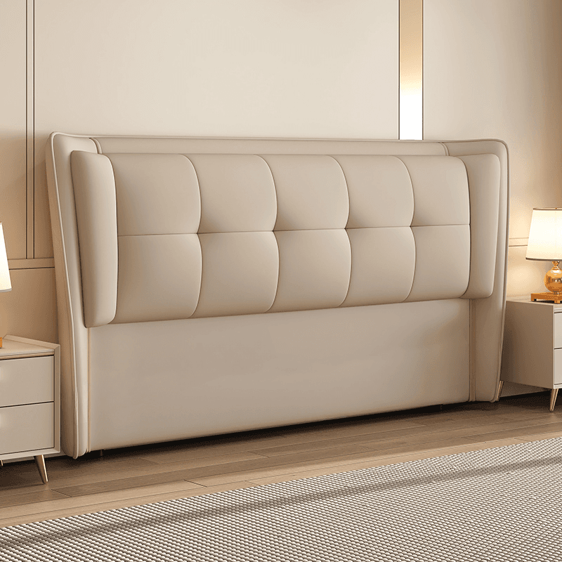 Art Deco Free-standing Standard Full(54"W x 75"L) Panel No Distressing With Legs in Wood/ Upholstery and Decorative-stitched - image 5