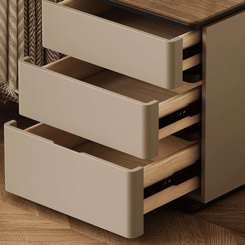 Casual Raw Wood Bachelor Chest/Semainier with 5/4/3 Drawers in Vertical Orientation - image 7