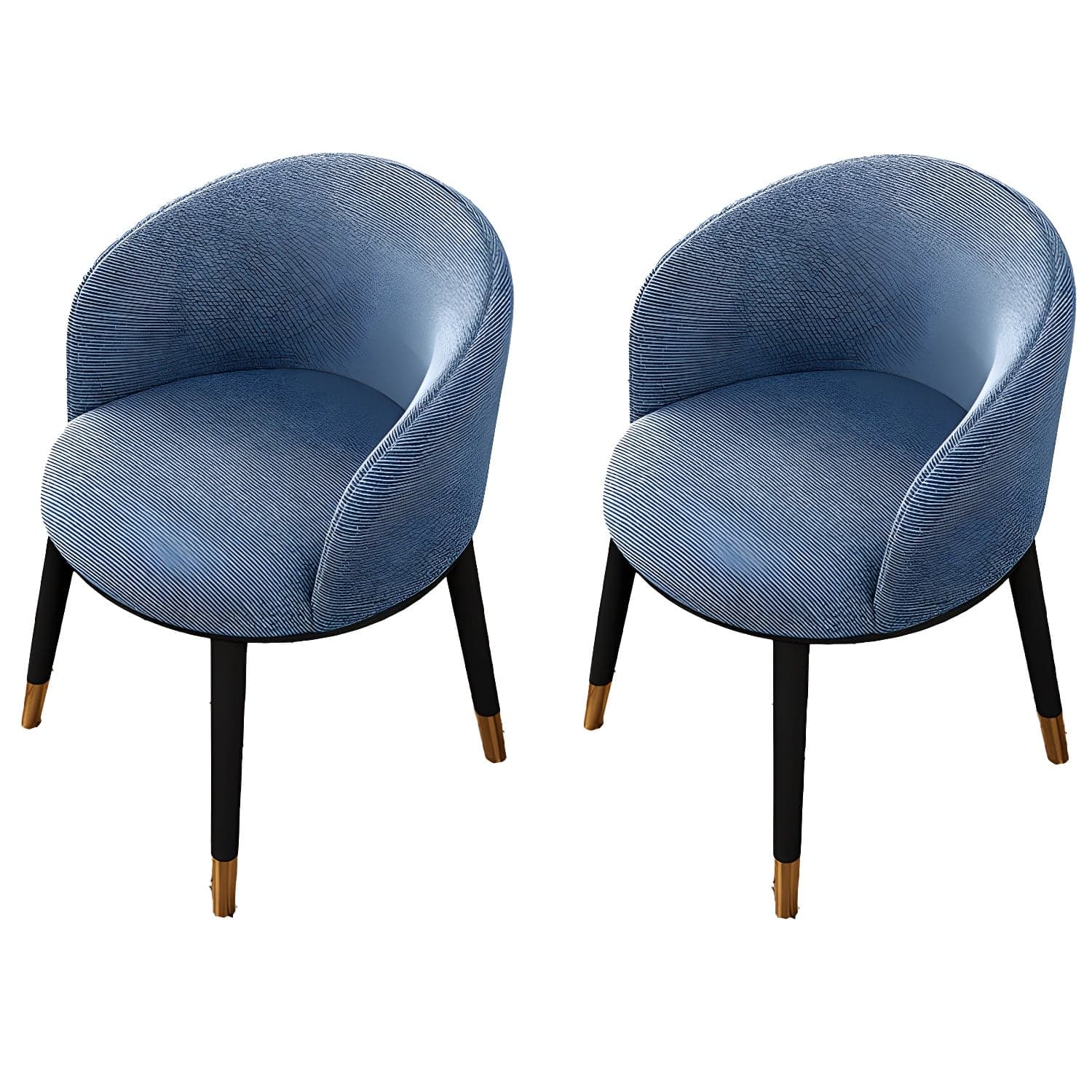 Contemporary Leather Home Arm Chair Solid Back Matte Finish Dining Chair - image 11