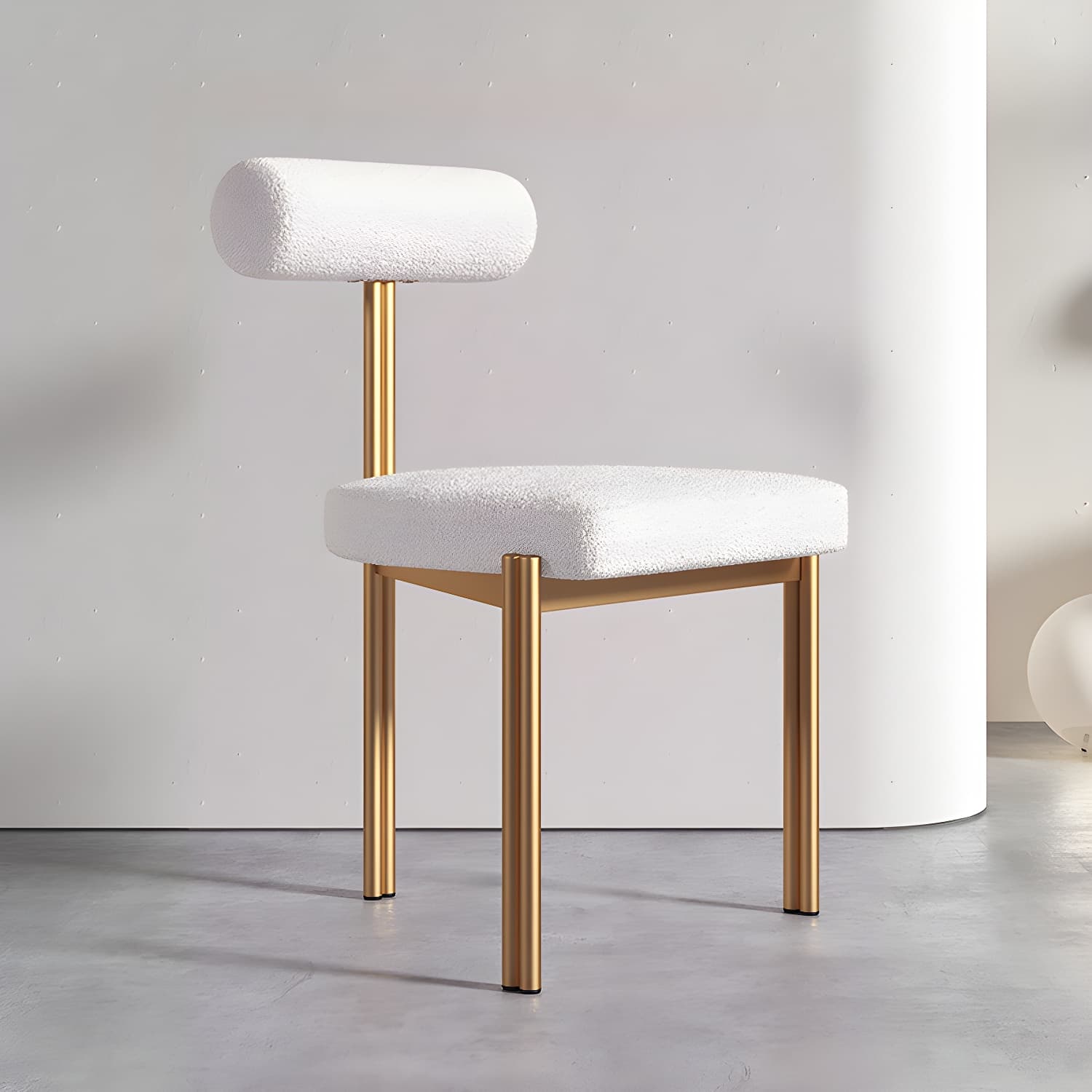 Upholstered Armless Dining Chairs Nordic Style Low Back Side Chair for Dining Room - image 4