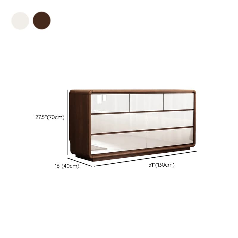 Modish Raw Wood Square Double Dresser/Bachelor Chest/Wardrobe Chest with 6 Drawers/7 Drawers/5 Drawers in Horizontal/Vertical Orientation - image 17