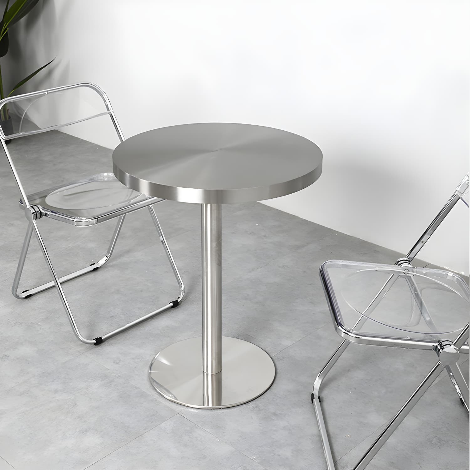 Mid-Century Modern Cocktail Table Pedestal 1 Single Coffee Table - image 10