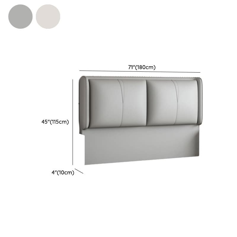 Minimalist Rectangle Timber Panel With Legs & Sponge Cushion for King(76"W x 80"L)/Queen(60"W x 80"L)/Full(54"W x 75"L) Bed, Standard（36-55“） - image 17