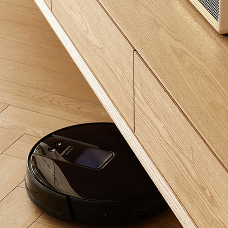 Contemporary Floating Wood TV Stand with 2-Drawer/4 Drawers and 2 Cabinets/1-Cabinet - image 20