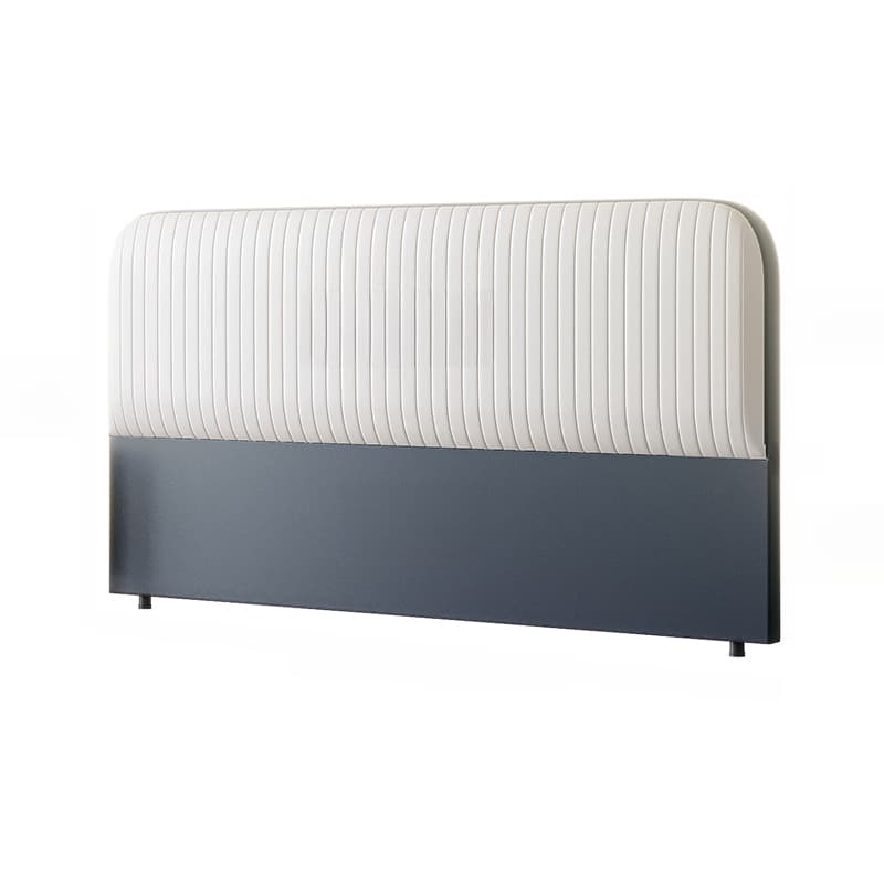 Simplistic Style Panel Headboard in Lumber with No Distressing, Rectangular Shape for Queen/Full/Twin XL Bed, Featuring Sponge Upholstery and Standard Height