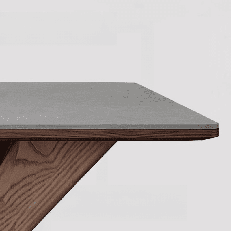 Slate Stone Dining Table Set for 6 People in Dove Grey - image 6