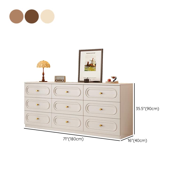 Casual Composite Wood Double Dresser/Bachelor Chest in Horizontal/Vertical Orientation - image 15
