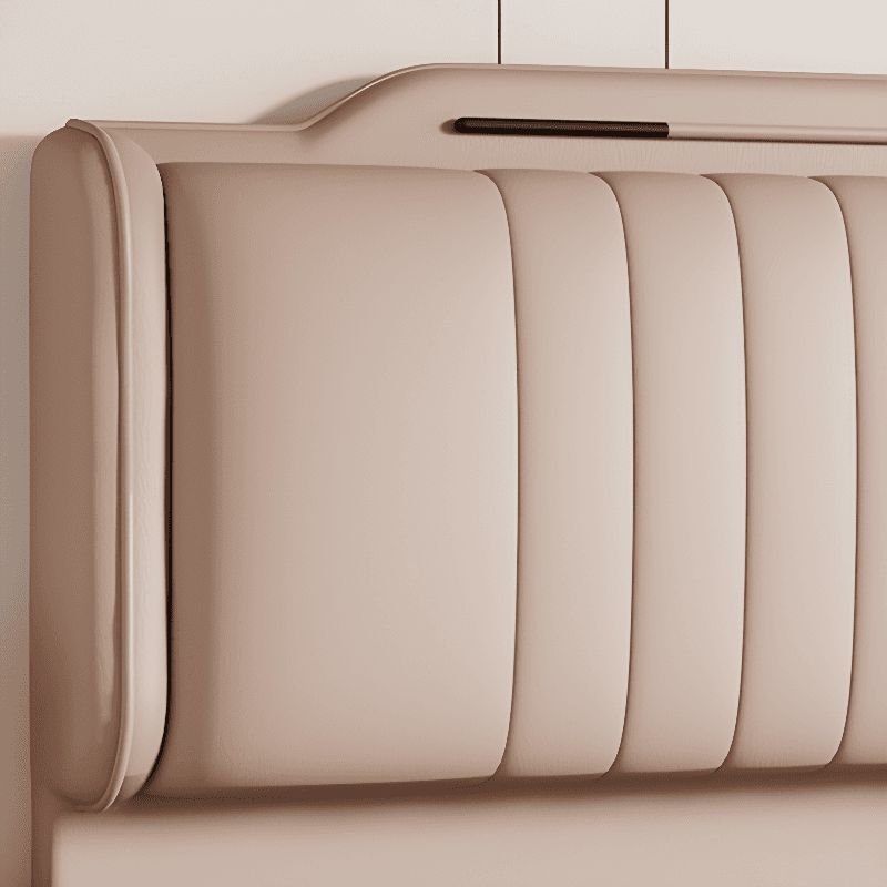 Art Deco Style Panel Headboard in Reclaimed Wood with No Distressing, Rectangle Shape for Queen/Full/Twin XL Bed, Featuring Sponge Upholstery and Standard Height - image 11
