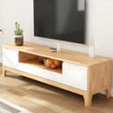 Color Natural Wood/White