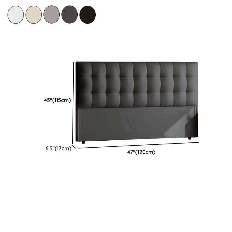 Trendy Panel Headboard with No Distressing, Piled Tufted Rectangle Design for King/Queen/Full Bed, Featuring Sponge Upholstery and Standard Height - image 10