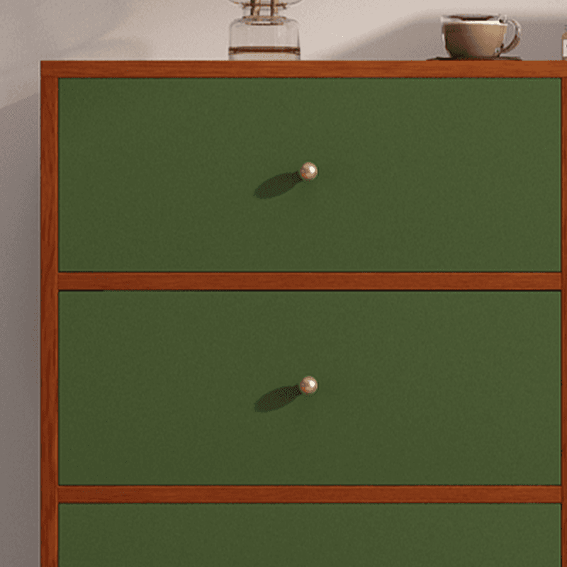 Cocoa Simple Manufactured Wood Console Dresser with 6 or 9 Drawers in Horizontal or Vertical Orientation - image 7