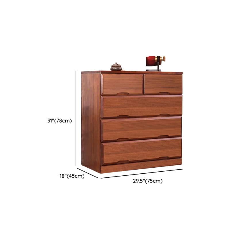 Sepia Minimalist Raw Wood Lingerie Chest/Dresser Vanity Combo with Multiple Drawers in Vertical/Horizontal Orientation - image 18