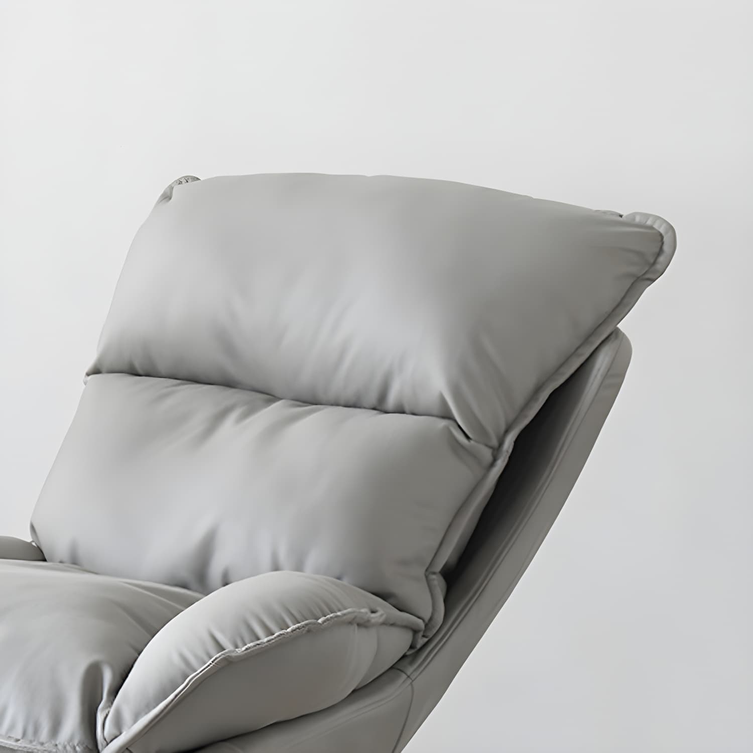 Contemporary Nursery Rocking Chair Indoor Sofa Rocking Chair with Ottoman and Cushion - image 13