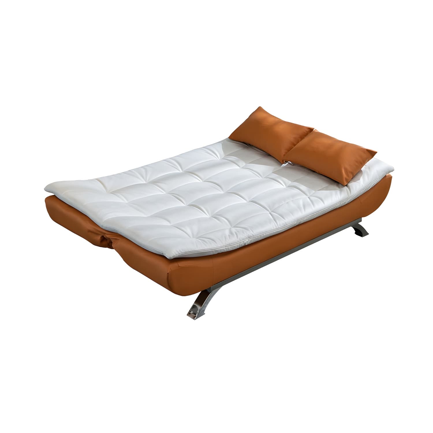 Faux Leather Sofa 35.43" H Armless Convertible Sofa for Living Room - image 15