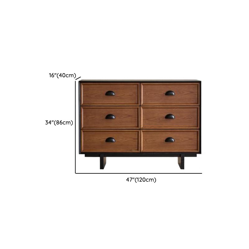 Cocoa Simplistic Reclaimed Wood Double Dresser/Lingerie Chest/Bachelor Chest with 6/8/9 Drawers, Horizontal/Vertical - image 13