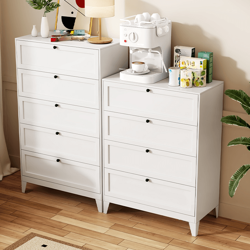 Chalk Casual Alloy Bachelor Chest/Lingerie Chest with 4/5/3 Drawers Vertical/Horizontal