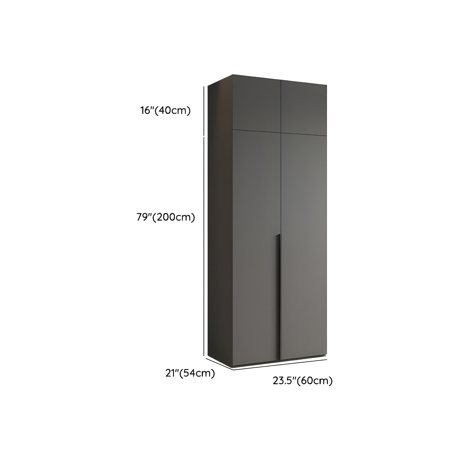 Modern Light Gray Wardrobe Closet Timber Soft Close Drawer Soft Close Door Interior Shelves - image 25