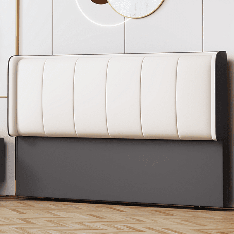 Trendy Panel Headboard in Natural Wood with No Distressing, Rectangle Shape for Full/Queen Bed, Sponge Upholstery Fill, Standard Height - image 6