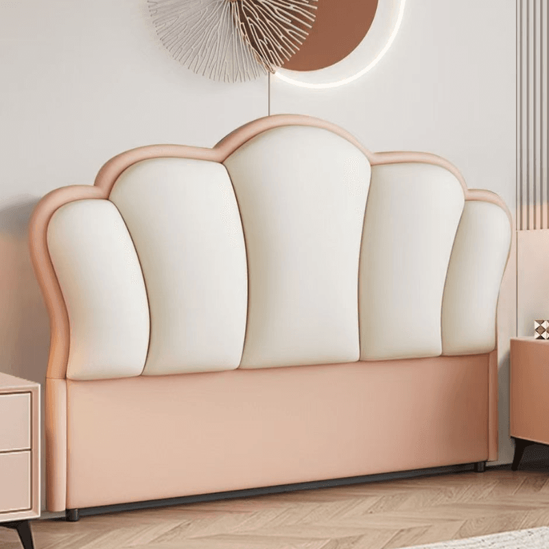 Modish/Sumptuous Style Panel Headboard in Timber with No Distressing for King/Queen/Full Bed, Featuring Sponge Upholstery Fill and Free-standing Standard Installation at Standard Height - image 6