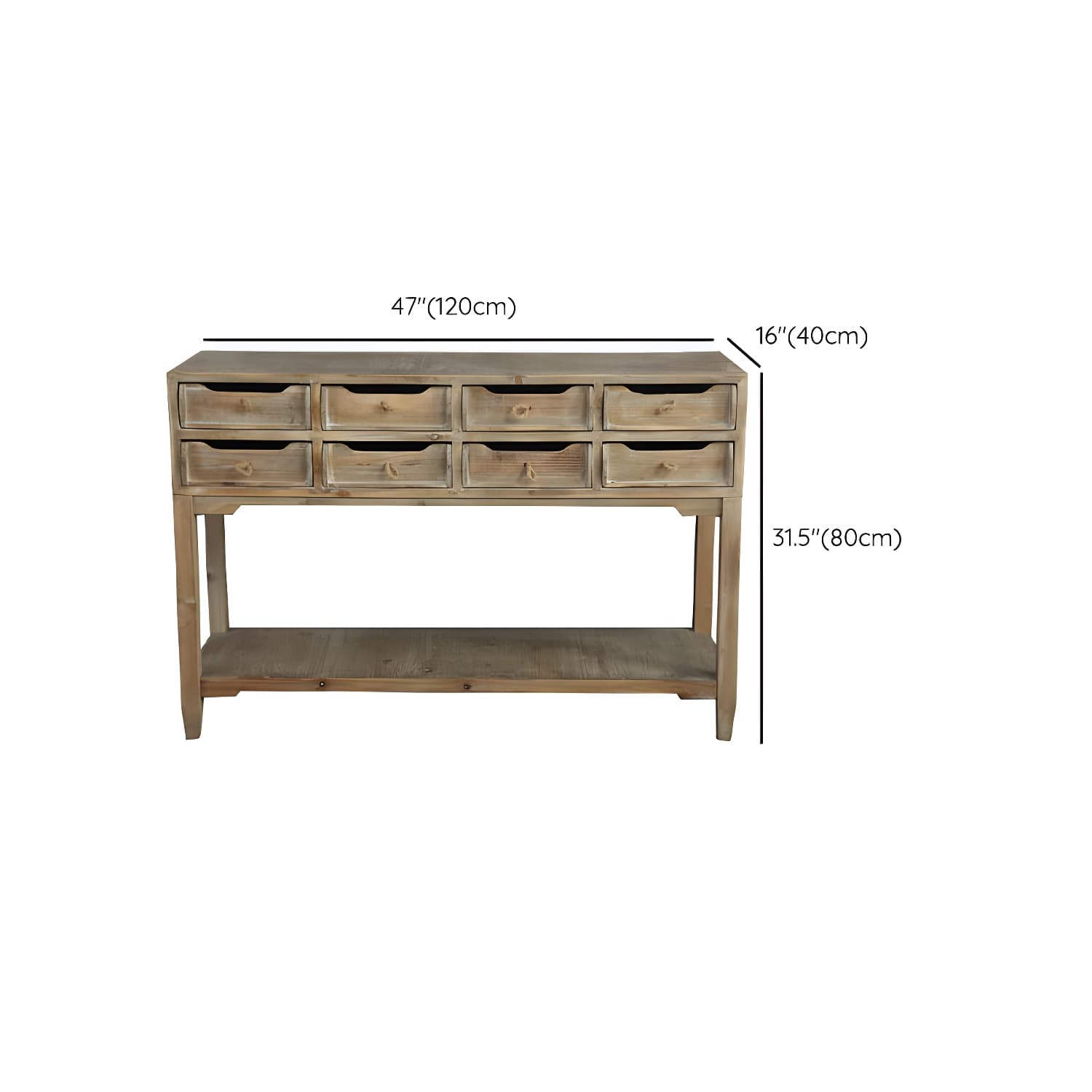 Solid Wood Accent Cabinet Industrial Stain Resistant Cabinet - image 11