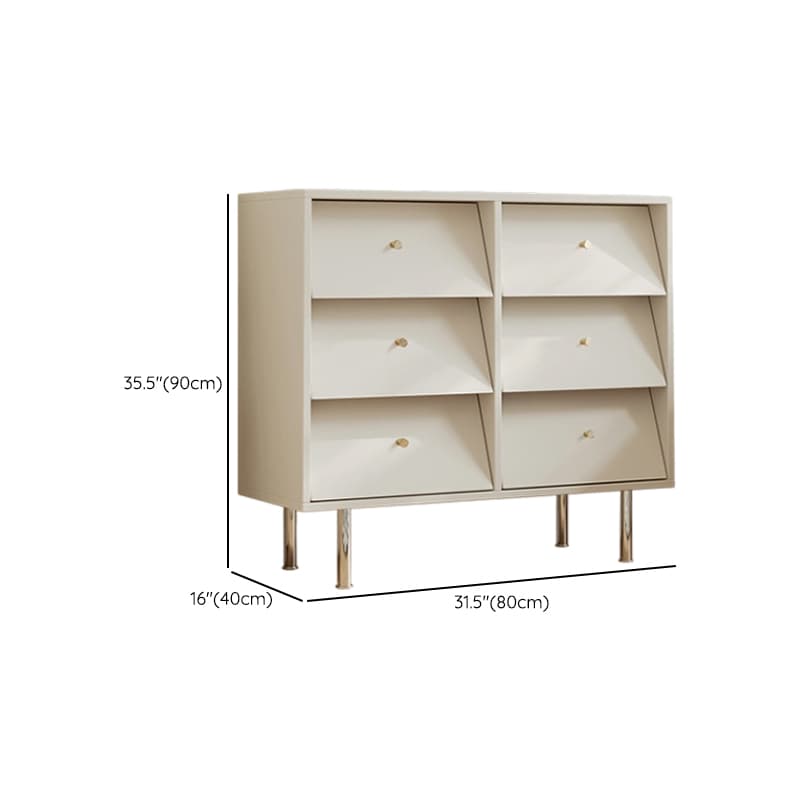 Chalk Casual Composite Wood Semainier for Sleeping Quarters with 9 Drawers/6 Drawers Horizontal/Vertical - image 12