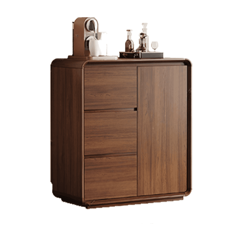 Narrow/Standard/Wide Auburn Sideboard with Lumber Adjustable Shelf, Locker, 3 Drawers and 4 Doors/2 Doors/Single Door - image 5