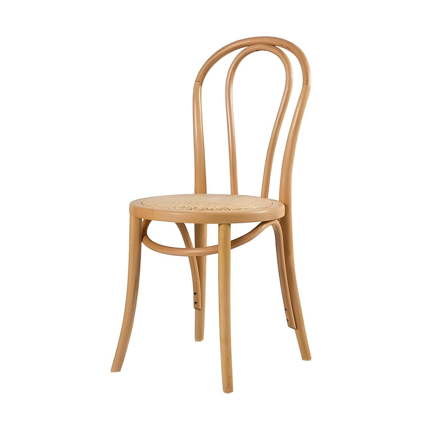 Modern Open Back Side Chair with Beech Wood Legs for Kitchen & Dining - Non-Upholstered - image 13