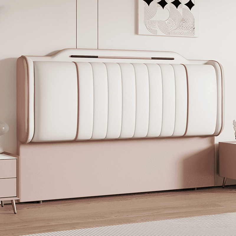Art Deco Style Panel Headboard in Reclaimed Wood with No Distressing, Rectangle Shape for Queen/Full/Twin XL Bed, Featuring Sponge Upholstery and Standard Height - image 9