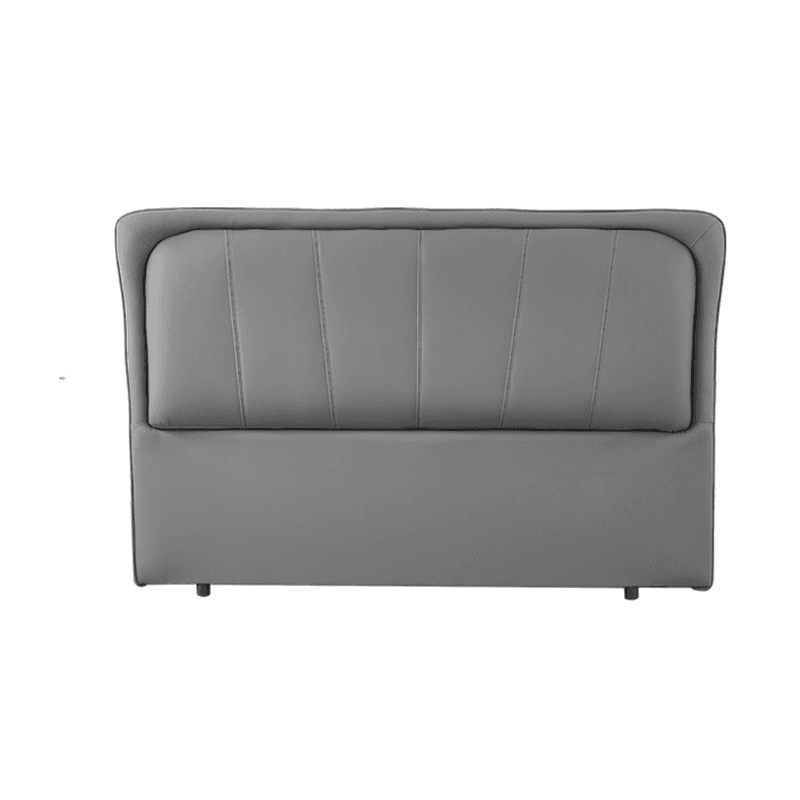 Free-standing Standard Standard（36-55“） Rectangle Full(54"W x 75"L) Panel Headboard With Legs, Sponge Filing and Wood Frame - image 4