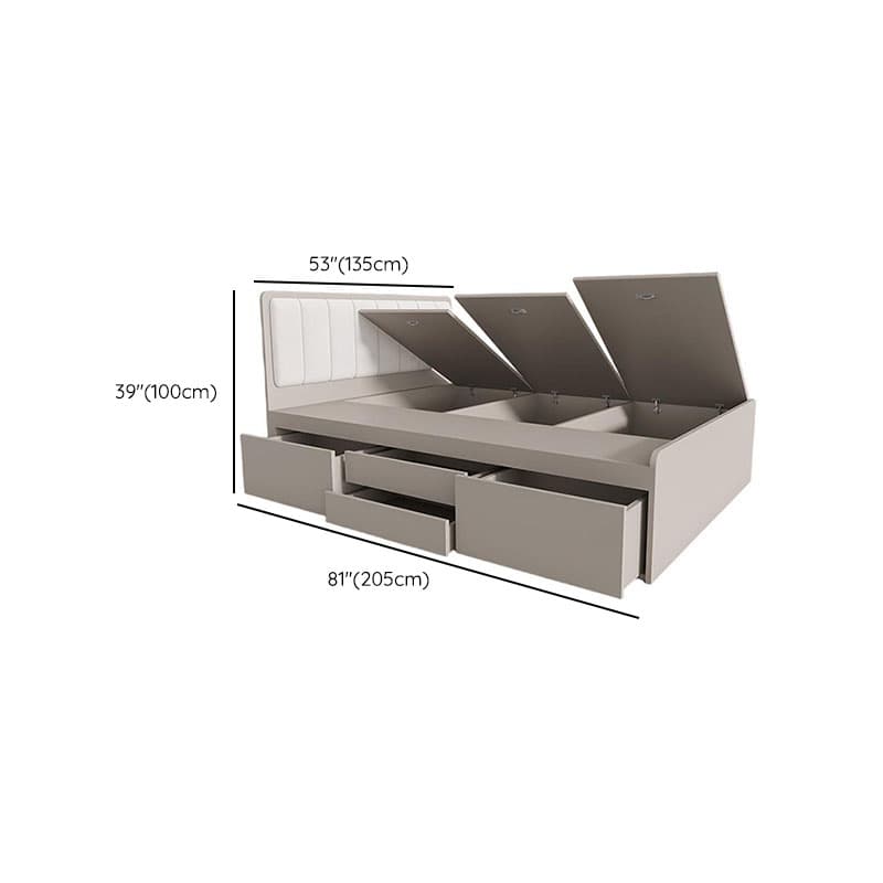Cream Solid Color Storage Included for Bedroom - image 7