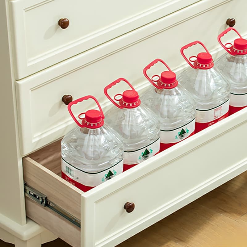 Solid Wood Countertop Storage Chest Traditional Style with Drawers - image 13