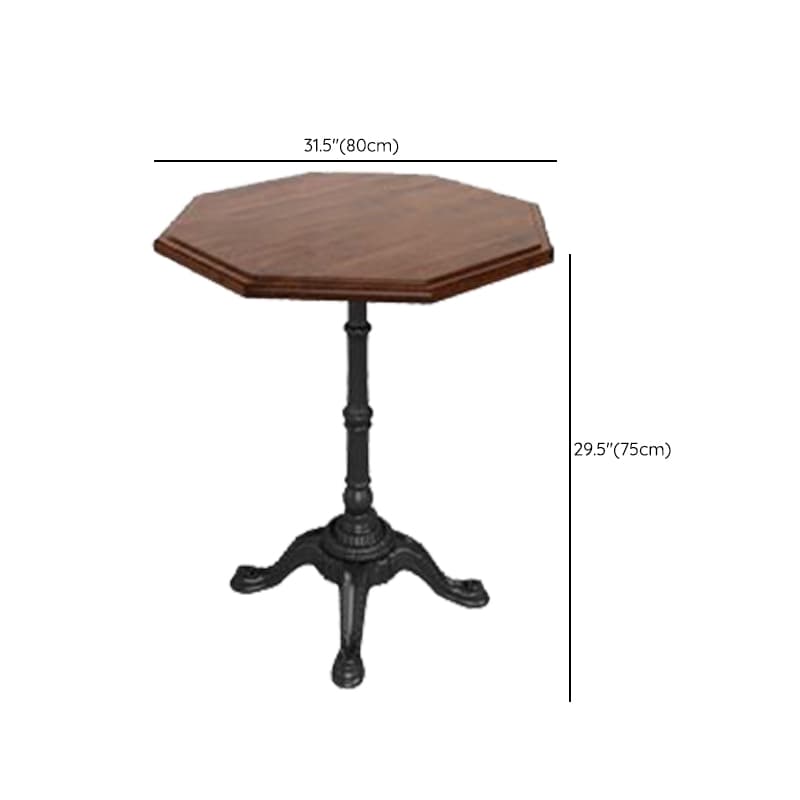 Standard Table Height Fixed Dining Table in Sand with a Natural Wood Tabletop for 2 in a Simplistic Style - image 22
