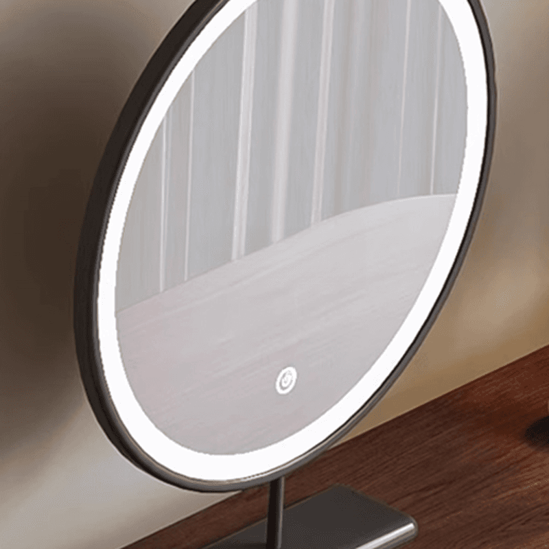 Modish Large Vanity Set/Makeup Vanity with Laminate Table Top, White Finish, 3 Drawers, Mirror Lights, and Scalable Design - image 12