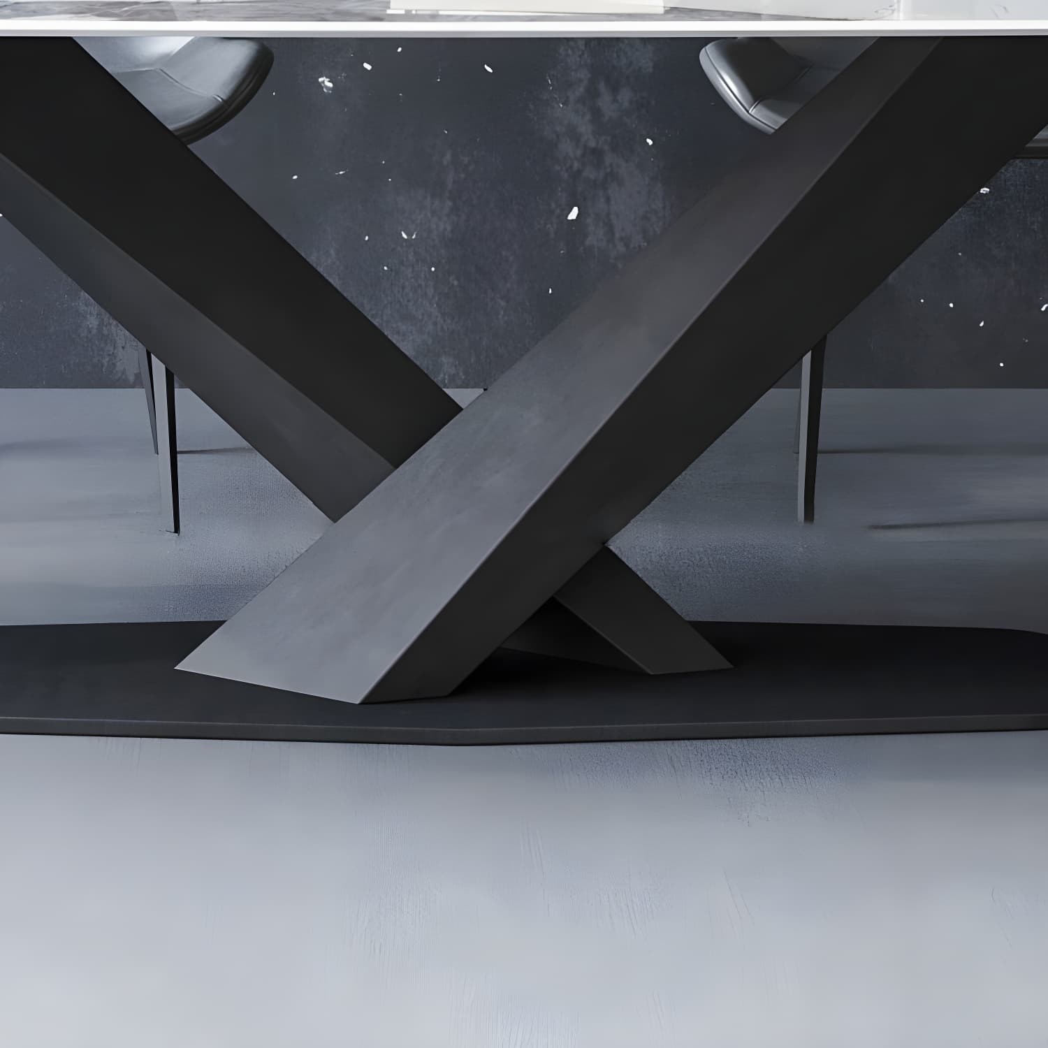 Contemporary Dining Room Dining Table Set with Sintered Stone Top - image 8